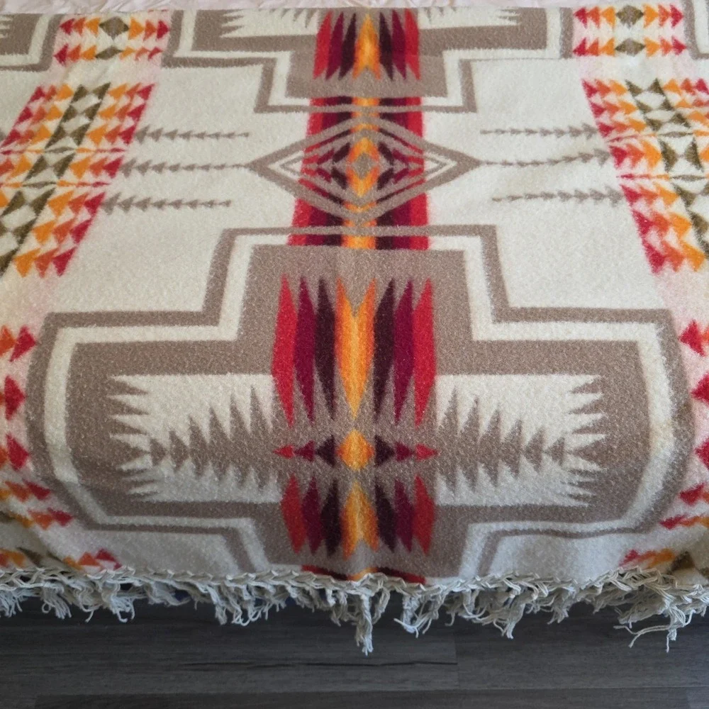Beaver State Pendleton Harding Wool Blanket USA 68